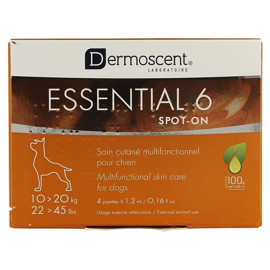 Essential 6 Spot-on Hond 10-20kg Pipet 4x1,2ml