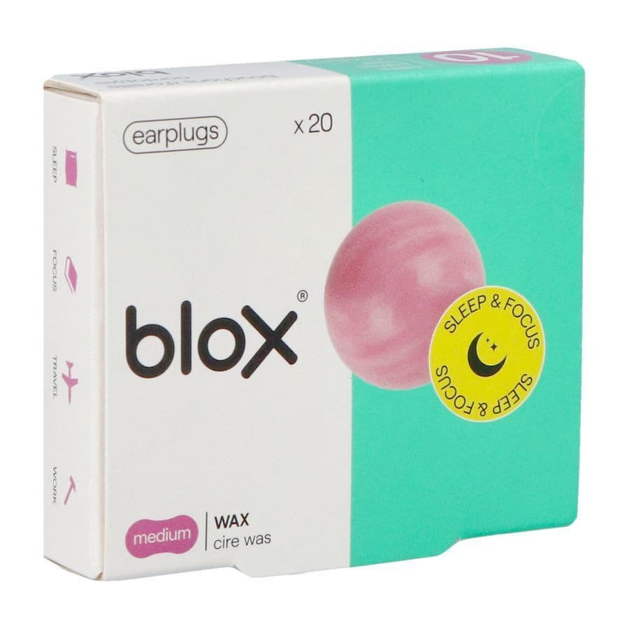 Blox Sleep Wax Medium 10 Paar Oordopjes
