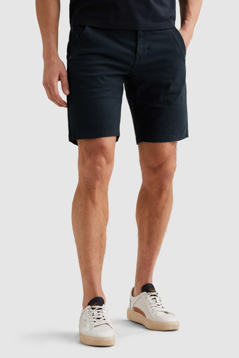 PME legend blauwe heren broek | Regular fit | Steekzakken | Knoop- en ritssluiting | Duurzaam | Regular waist