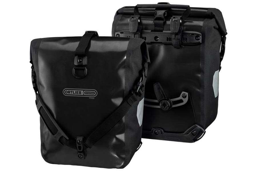 Ortlieb Sport-Roller Free QL2 Fietstassen 12.5L Voorwiel x2 - Zwart