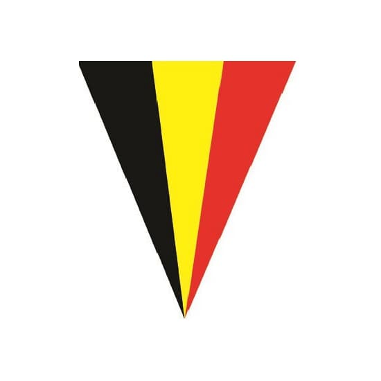 Belgie vlaggenlijn - slinger - landen - 5 meter - puntvlaggetjes