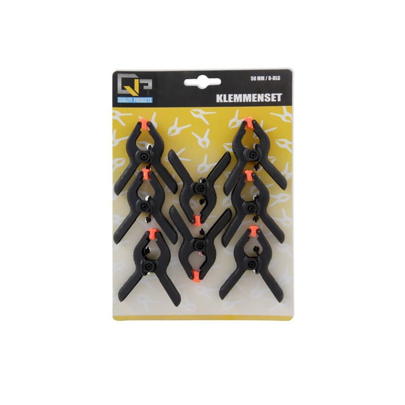 Hobby lijmklemmen/veerklemmen - 16x stuks - 5 cm - Dekzeil klemmen
