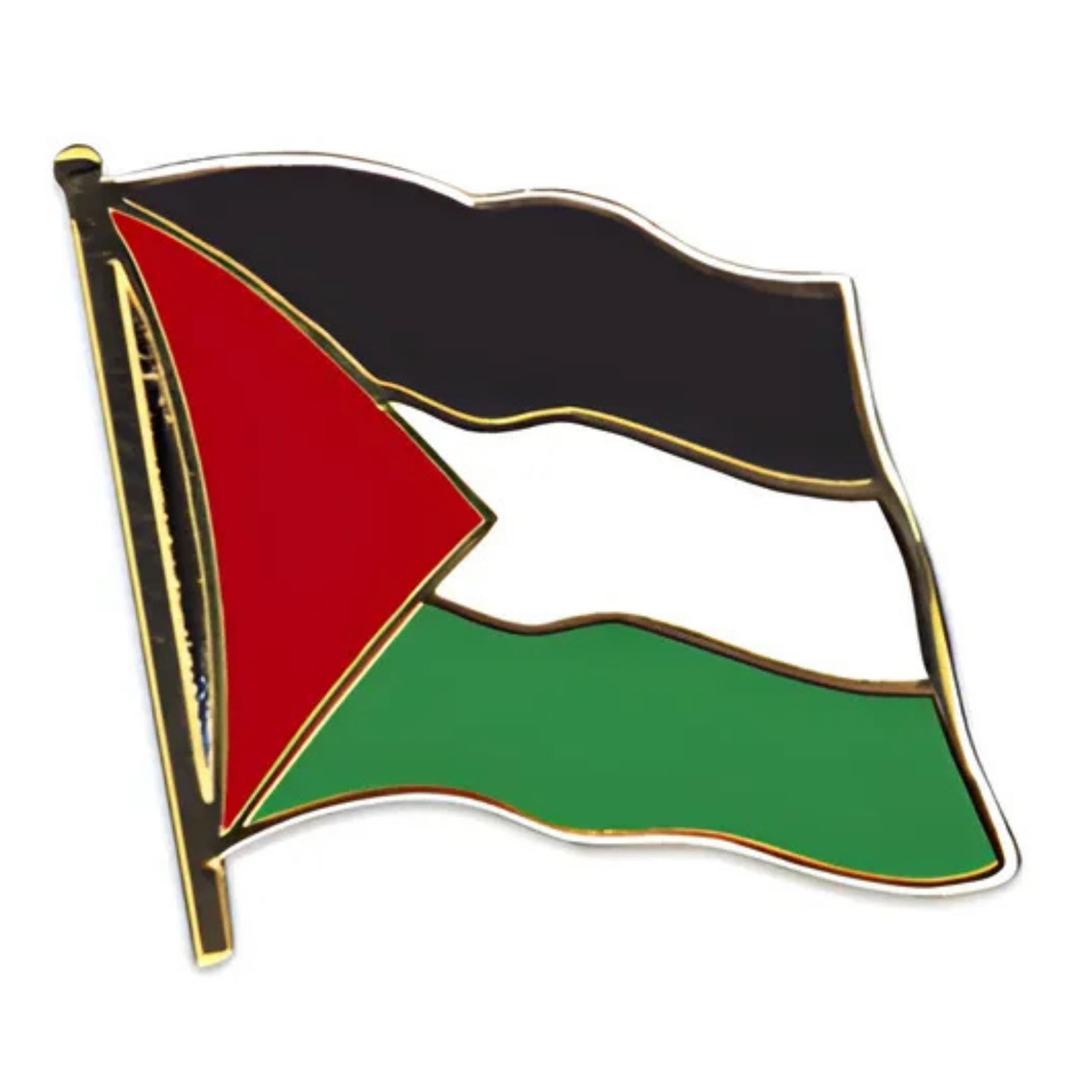 Pin Vlag Palestina - 2 cm - vlaggen speldje - supporter - mini broche