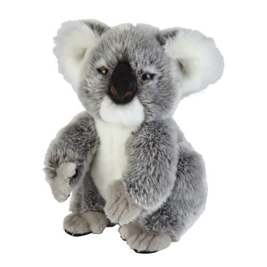 Ravensden Pluche koala knuffel - grijs - 28 cm - speelgoed -