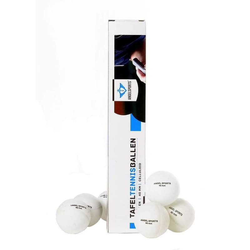 Tafeltennisballetjes - 40mm - 6x balletjes - tafeltennissen - pingpong -