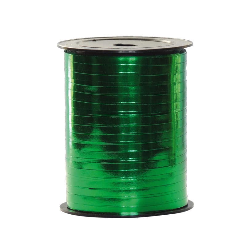 Polyband cadeaulint op spoel - groen - 250 meter