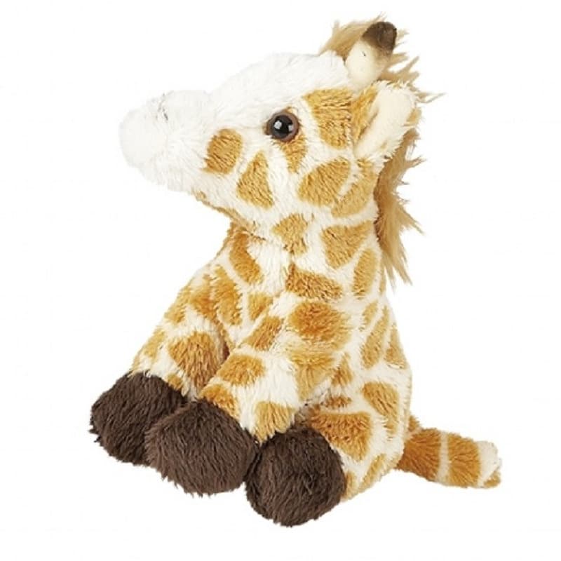 2 stuks giraffe sleutelhangertje bruin 10 cm