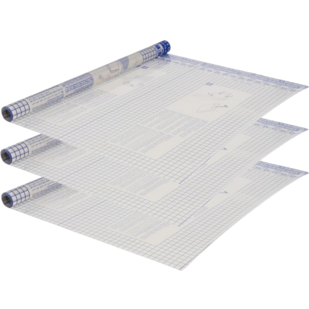 Boeklon kaftfolie zelfklevend - 3x - 250 x 33 cm - Boeken kaften kaftpapier - lamineerfolie