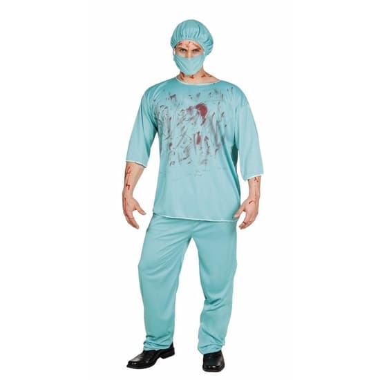 Boland Halloween chirurg - 4 delig - heren - nep bloed - horror thema