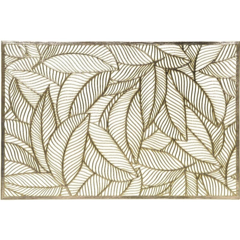 Decoris Tafel placemats - gouden bladeren - 30 x 45 cm - diner - ontbijt - kerst