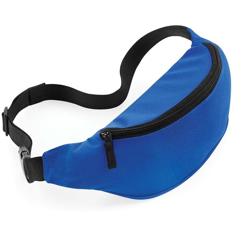 Heuptasje/buideltasje - 1x - blauw - 38 cm - festivaltasjes - Reis/vakantie/wandel tasje