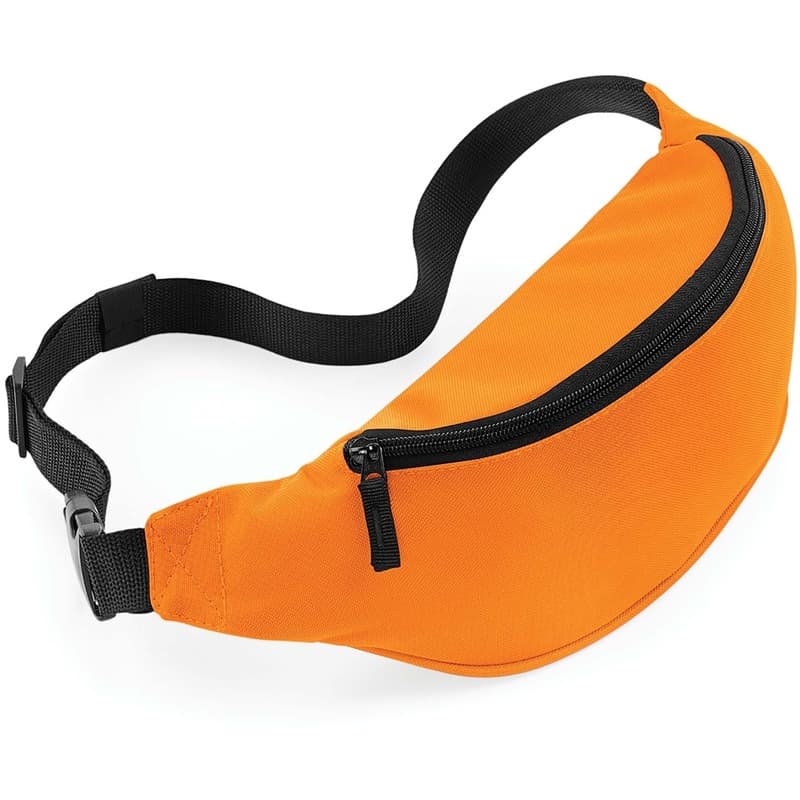 Heuptasje/buideltasje - 1x - oranje - 38 cm - festivaltasjes - Reis/vakantie/wandel tasje