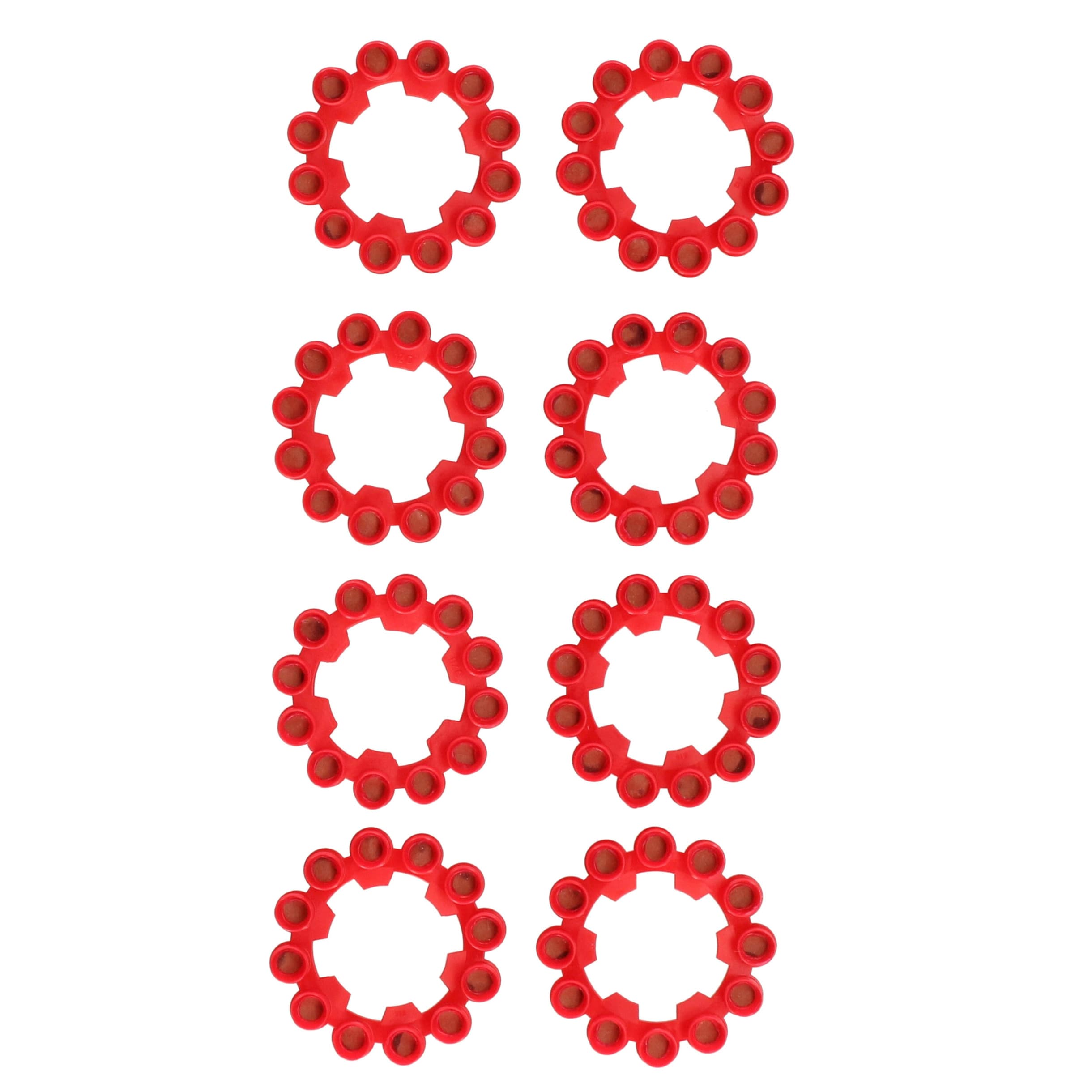 Plaffertjes ringen 12 schots - 8x ringen - voor een speelgoed pistool/revolver
