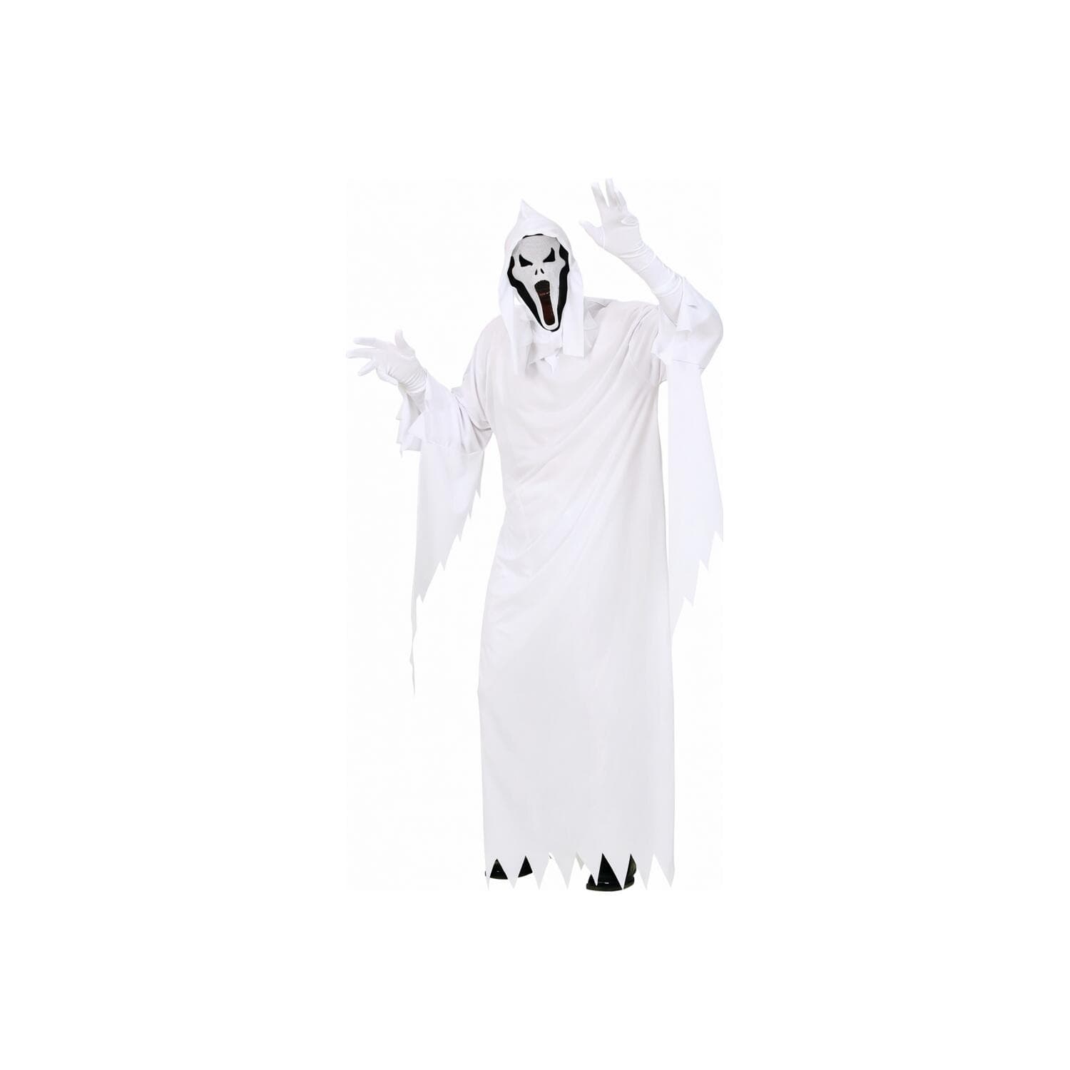 Spook verkleedkleding - met masker - volwassenen - polyester - spoken - Halloween