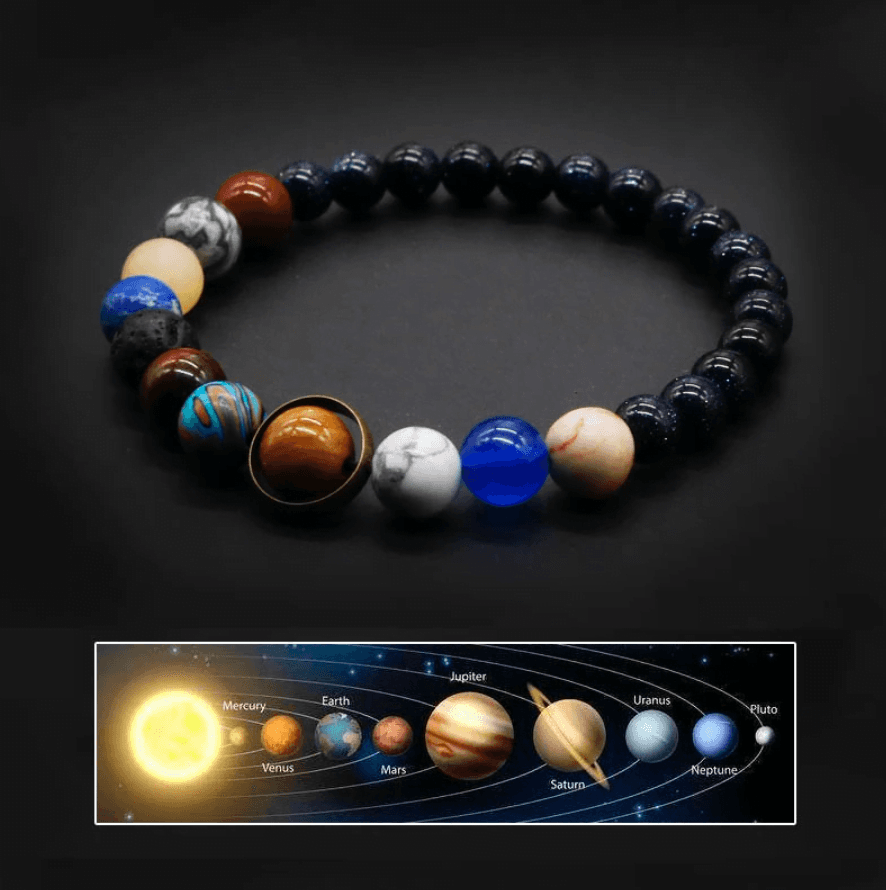 Zonnestelsel Edelsteen Armband - Spirituele Sieraden en Edelstenen - Spiritueelboek.nl