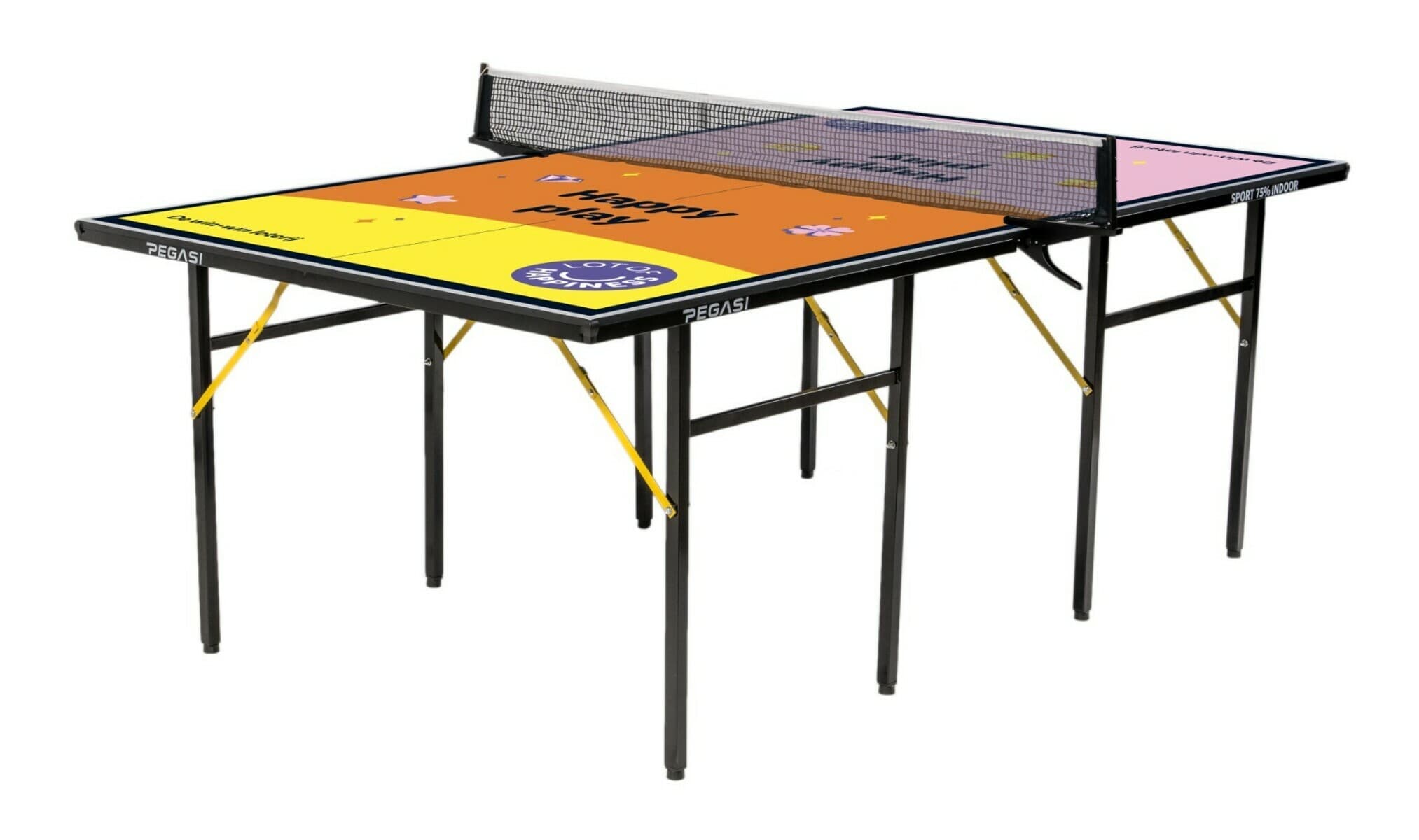 Bedrukte tafeltennistafel Pegasi 75% Indoor