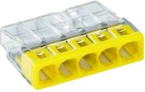 Enzo wago lasklem 5x0,5-2,5mm trans\geel ds100 - 4047226