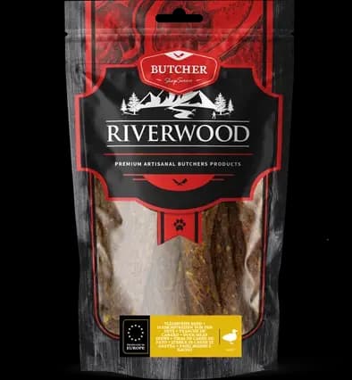 Riverwood Vleesstrips eend 150g
