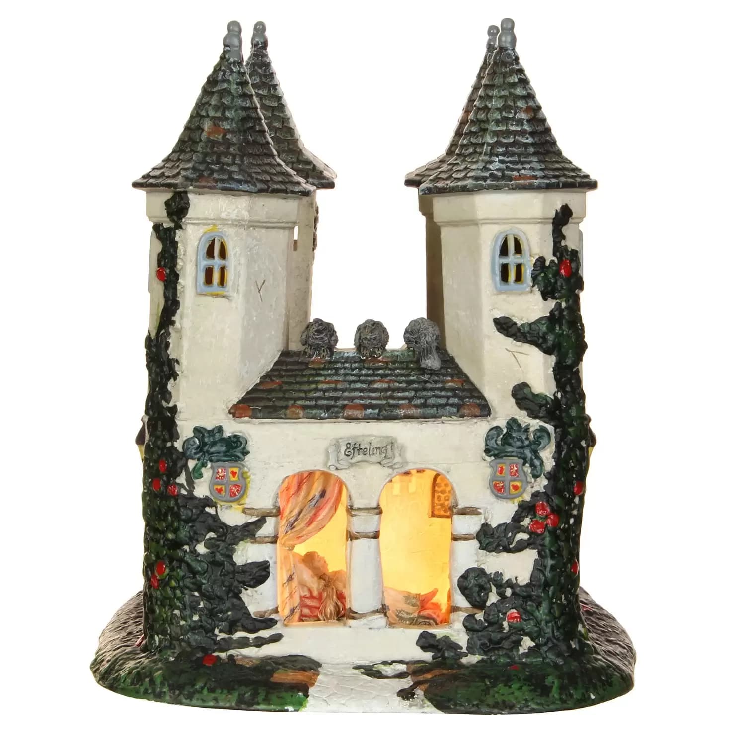 Kasteel doornroosje l17.5b18.5h21cm