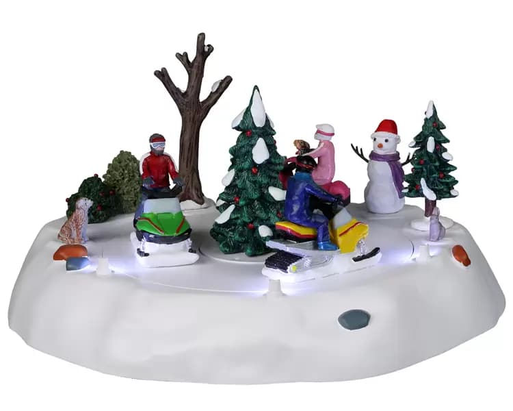 Snowmobile Fun B/O (4.5v) Lemax Vail Village Collection 2022