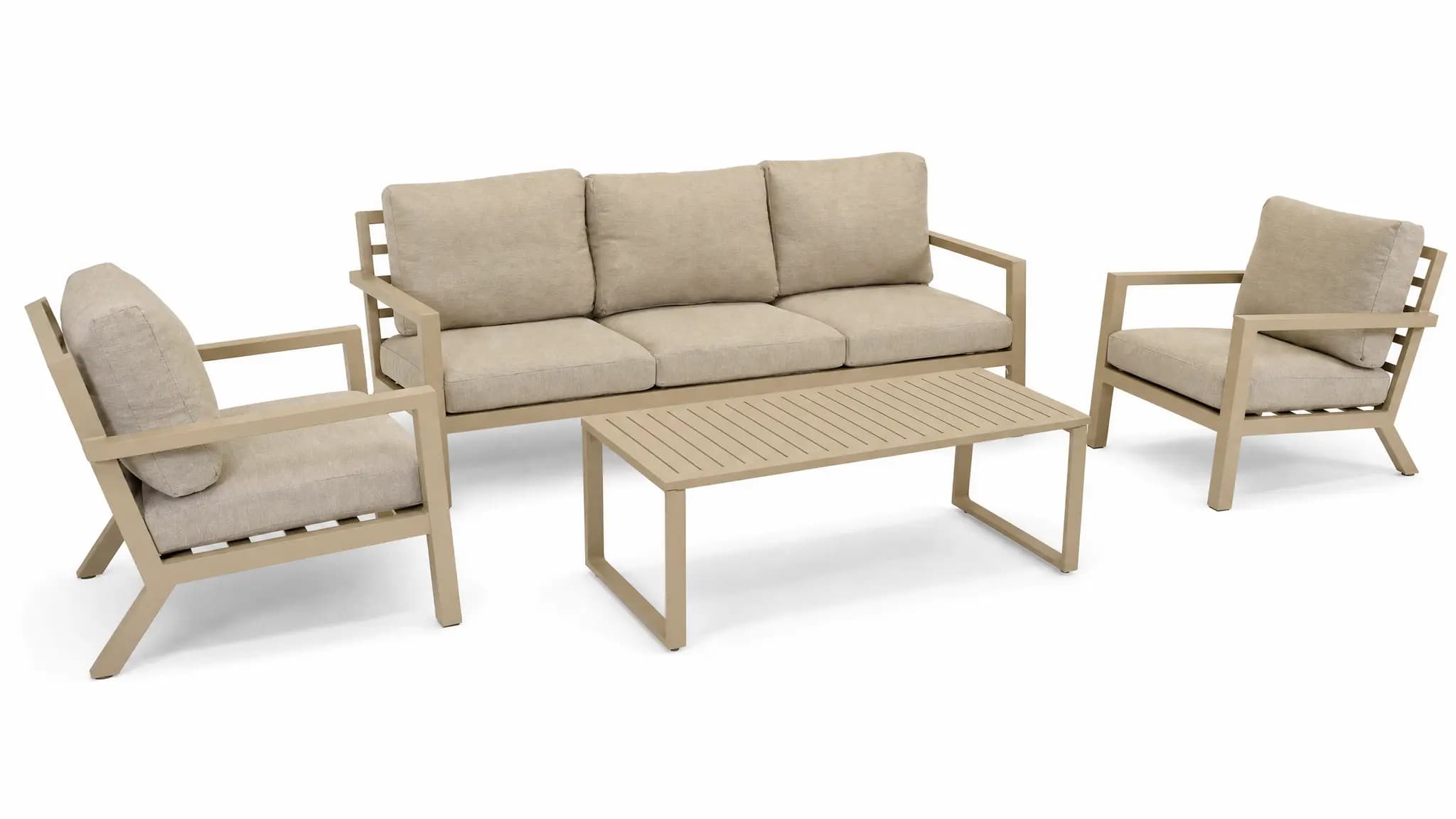 Vita Emerson loungeset beige 4-delig