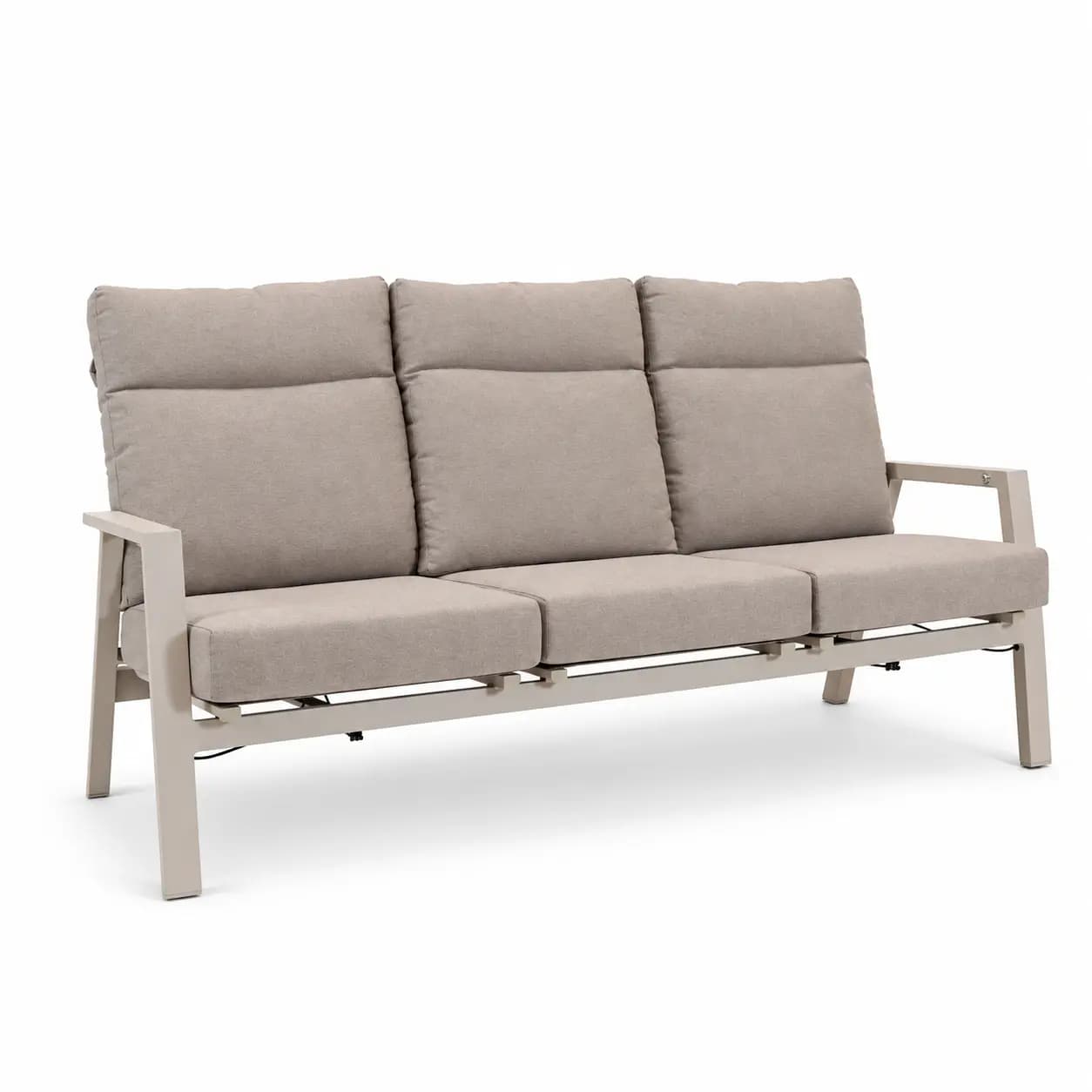 Loungebank ohio crème 3-pers