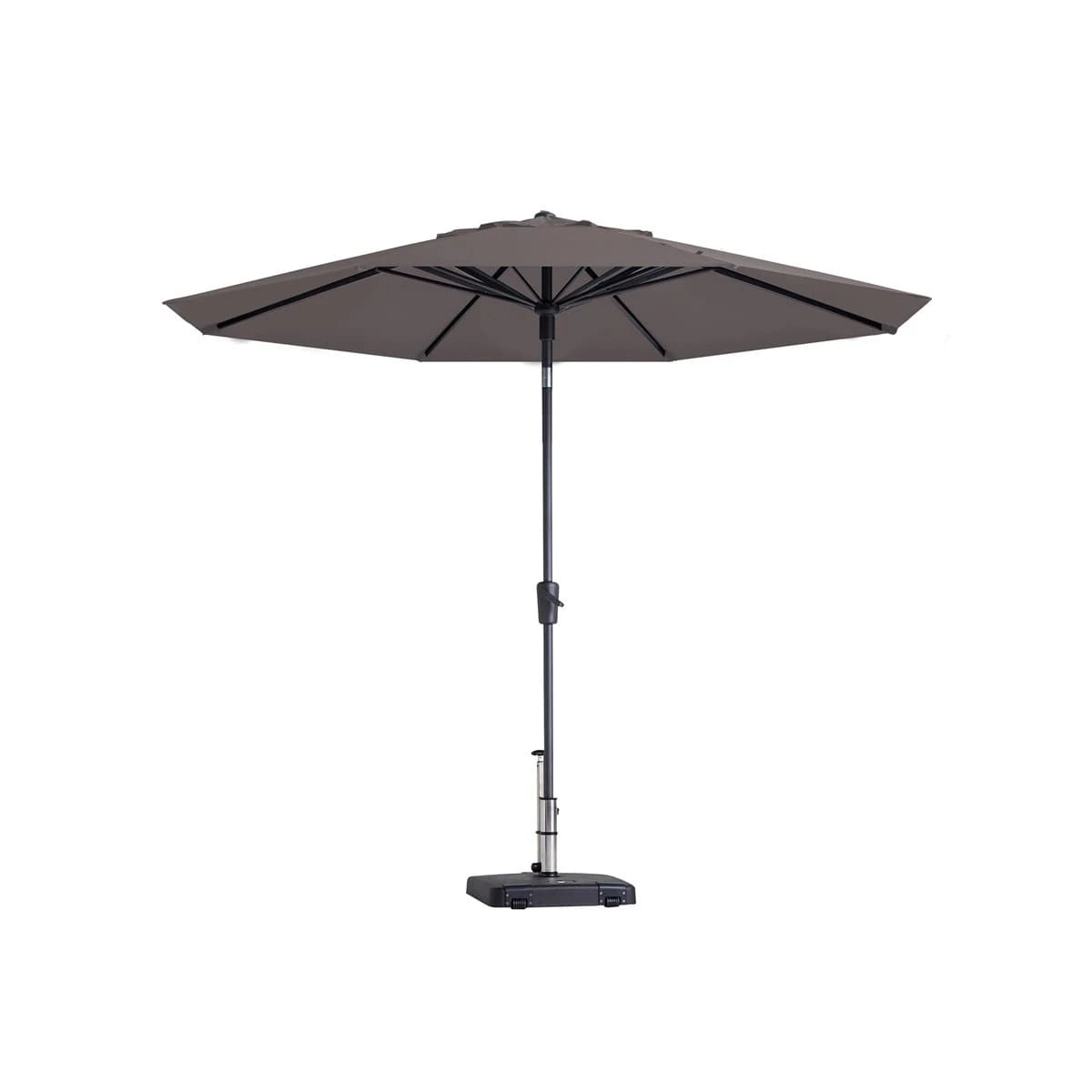 Parasol paros ii d300cm a tilt taupe