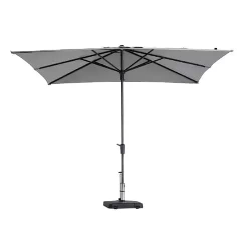 Parasol Syros luxe 280x280cm lichtgrijs