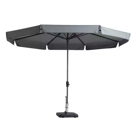 Parasol Syros luxe 350cm lichtgrijs