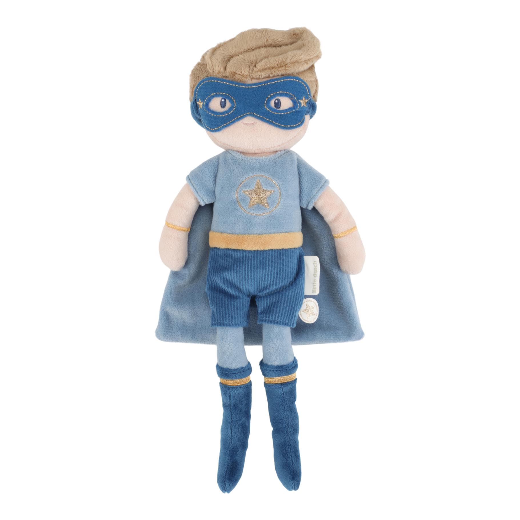 Knuffelpop Little Dutch Superhero Jim 35cm