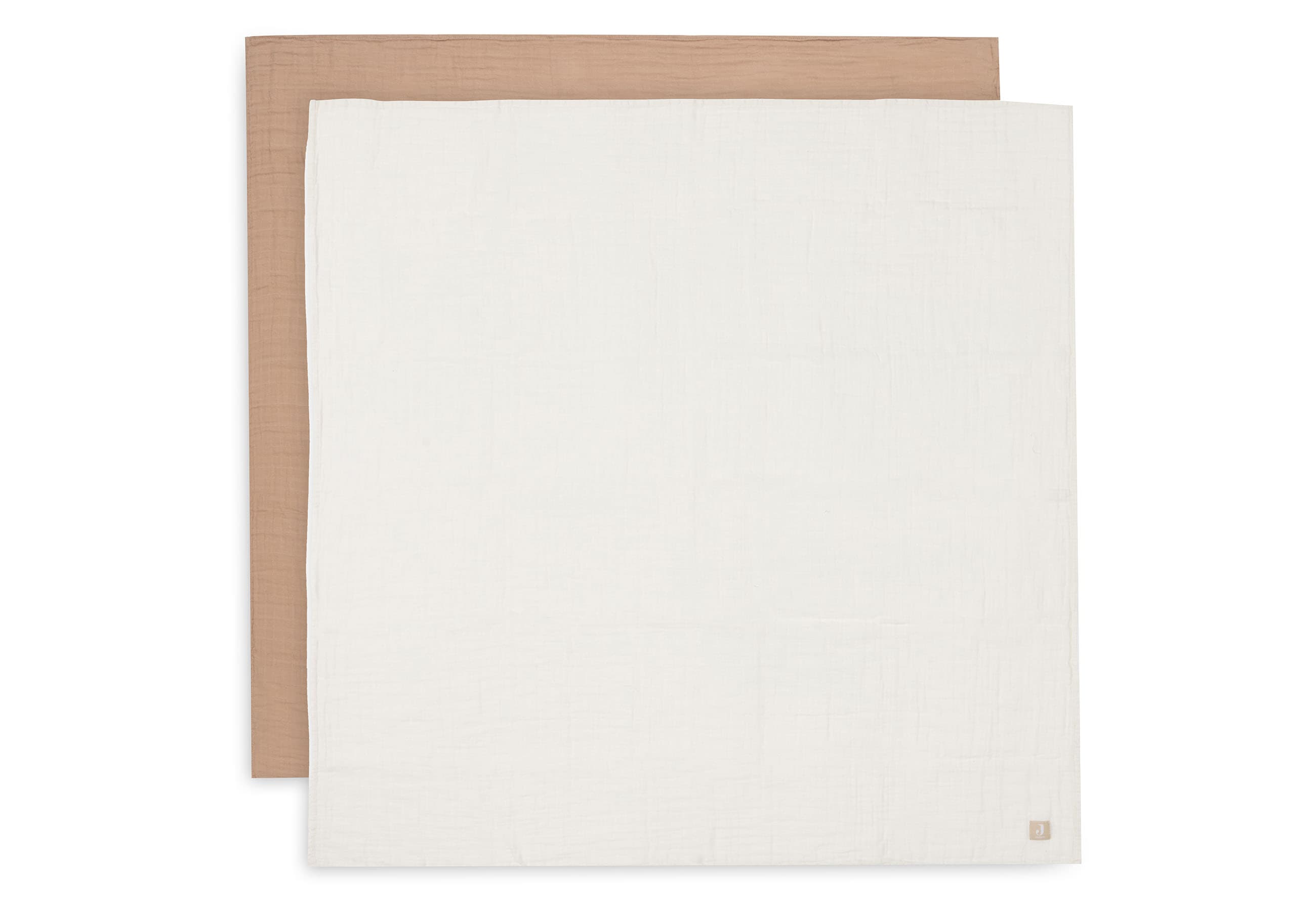 Multidoek Jollein Hydrofiel 115x115 Biscuit/Ivory 2-pack