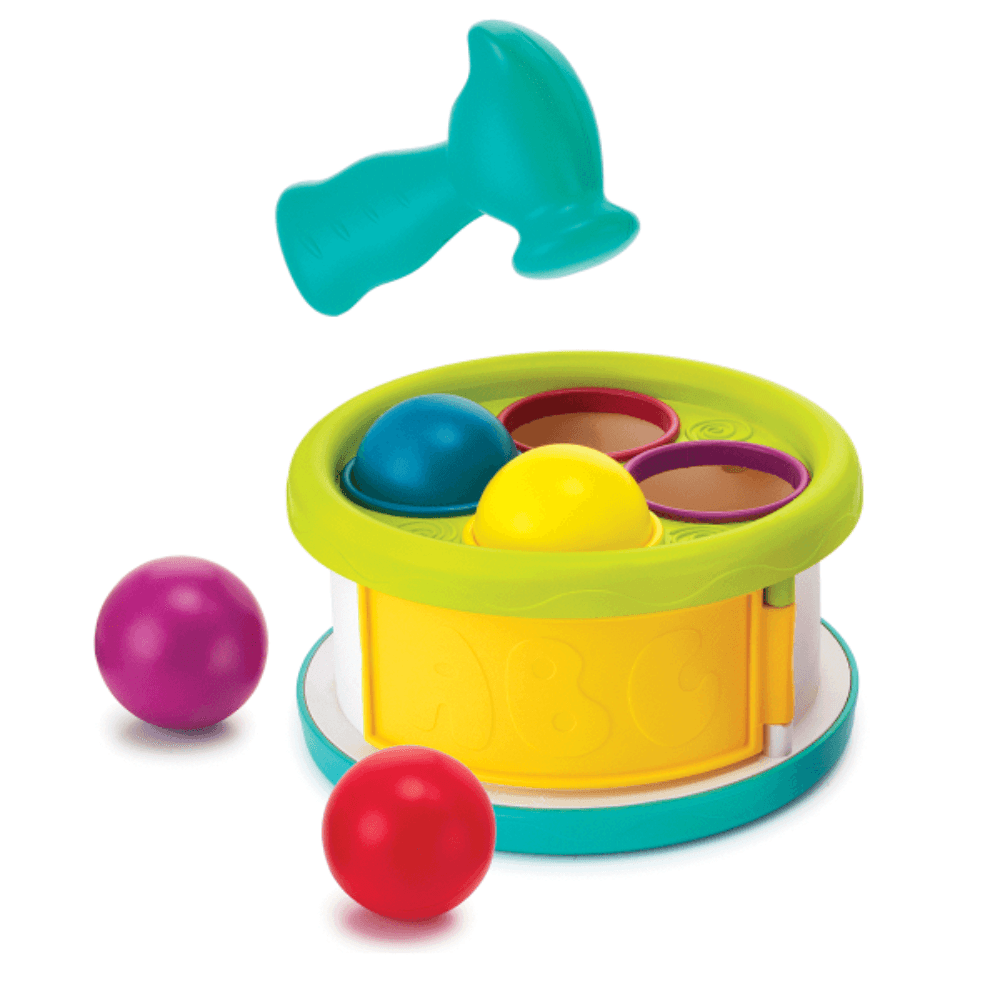 Hamerbank & Drum B-Kids Hammer Drum Ball Drop