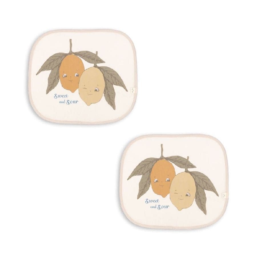 Set | 2x Zonnescherm Konges Slojd Ciao Limone