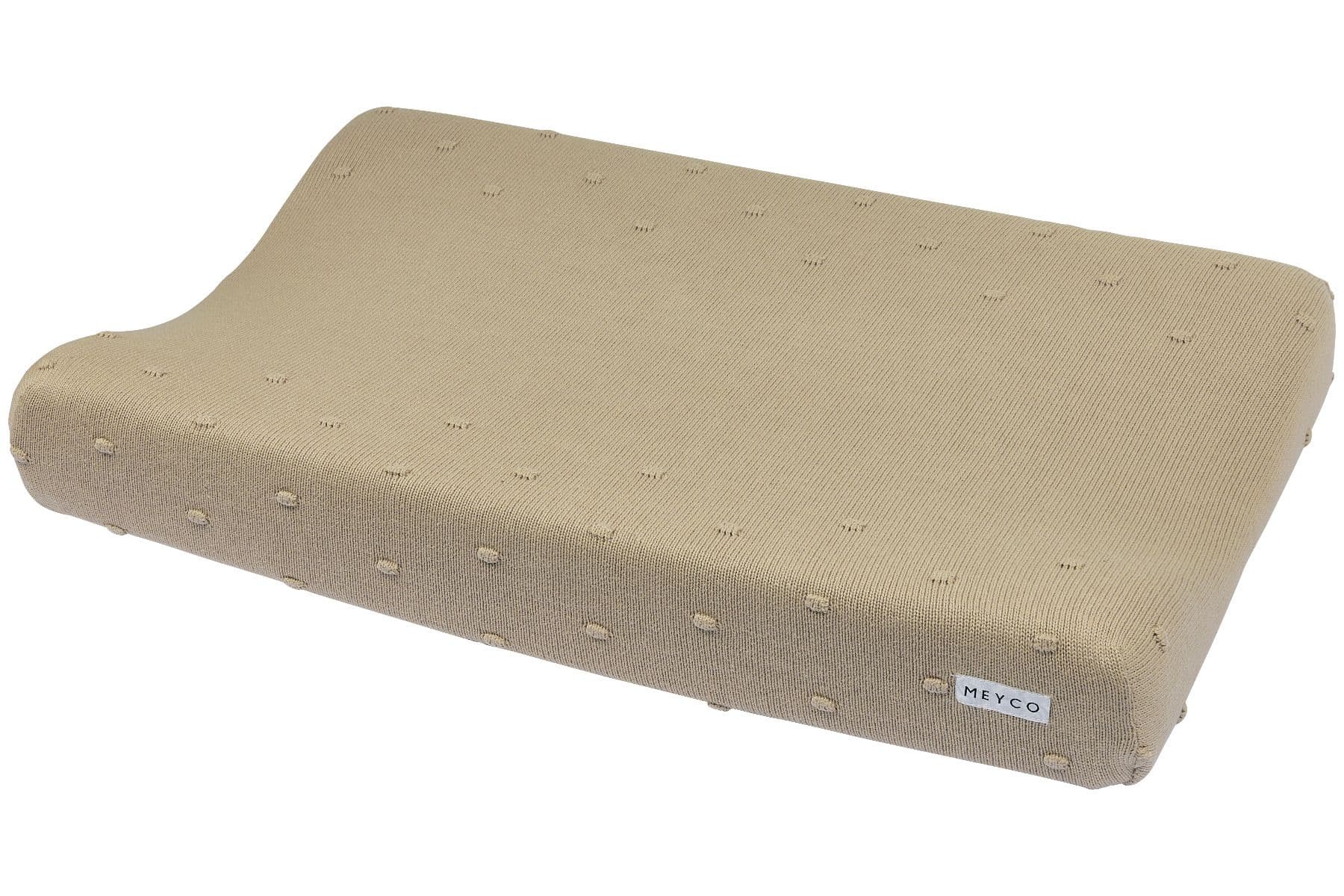Aankleedkussenhoes Meyco Mini Knots Sand