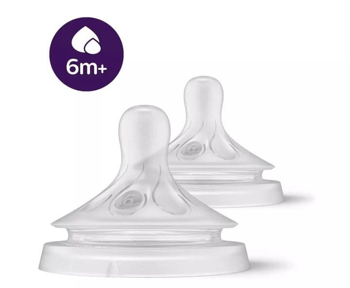 Flesspeen Philips Avent Natural 3.0 +6mnd 2-pack
