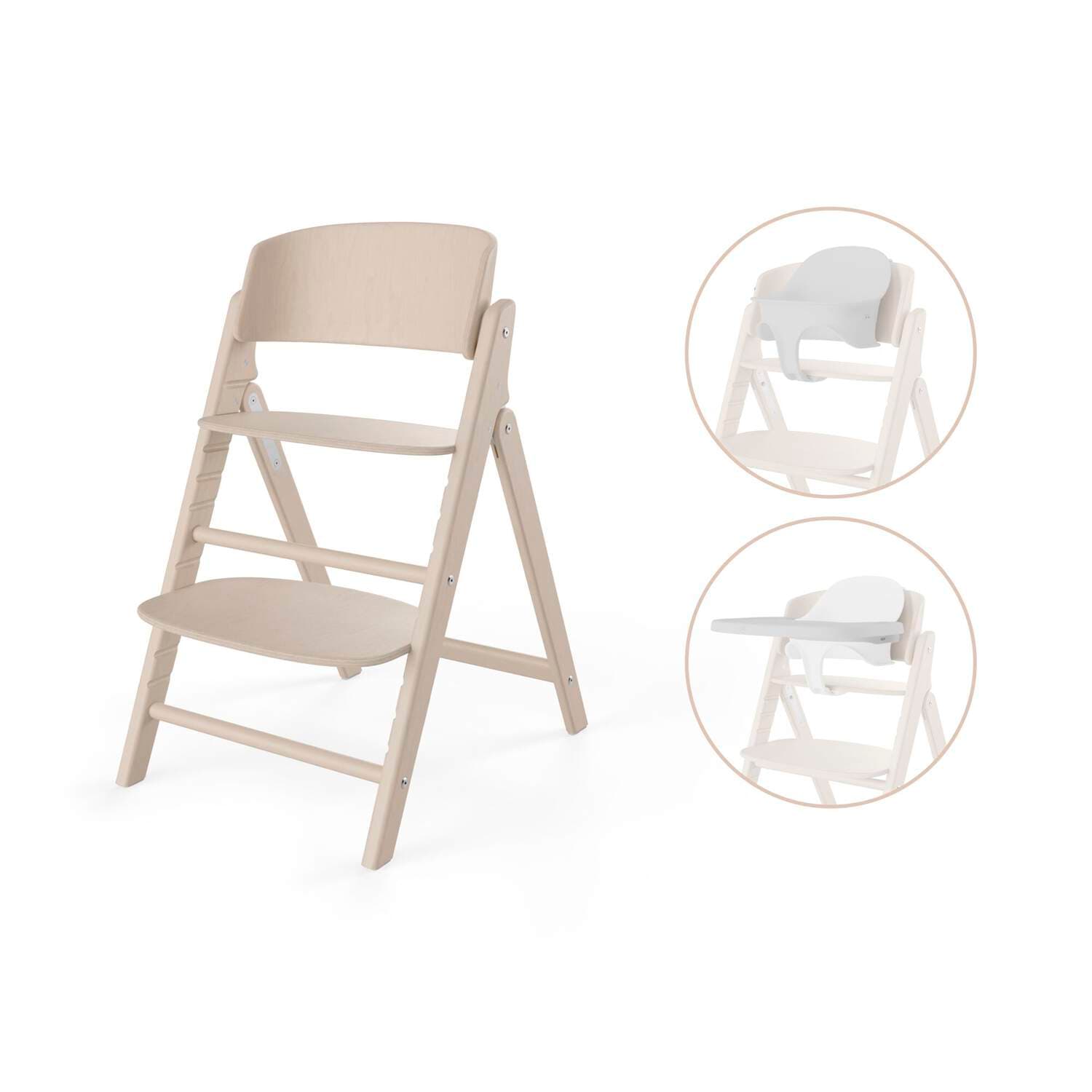 Kinderstoel Cybex CLICK & FOLD 3-in-1 All Natural/Light Natural