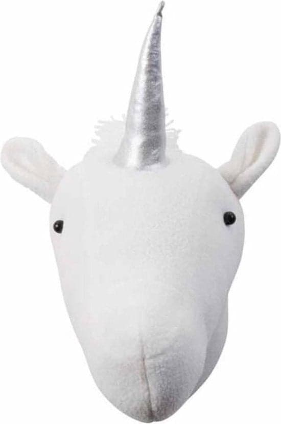 Dierenkop Childhome Vilt Unicorn Wit