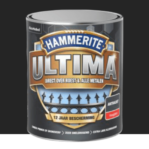 Hammerite Ultima Zwart Mat