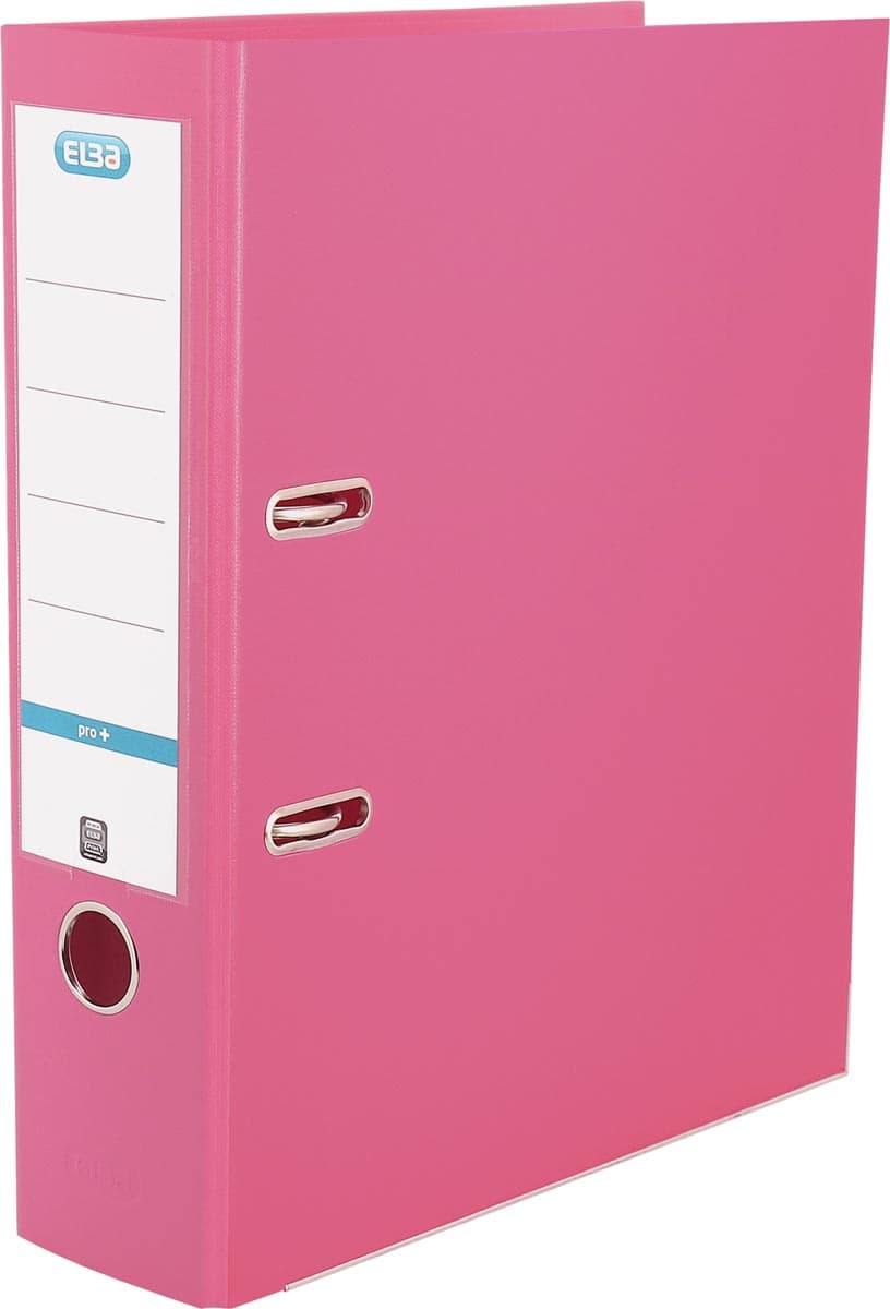Elba ordner Smart Pro+, roze, rug van 8 cm