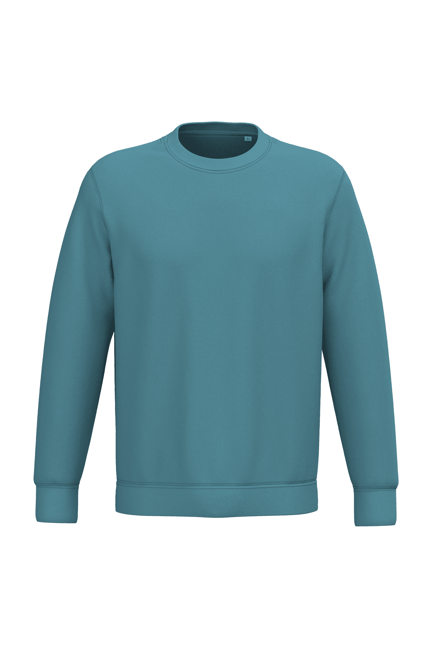 Native Spirit NS400C Ecologische uniseks sweater met ronde hals - Zwart
